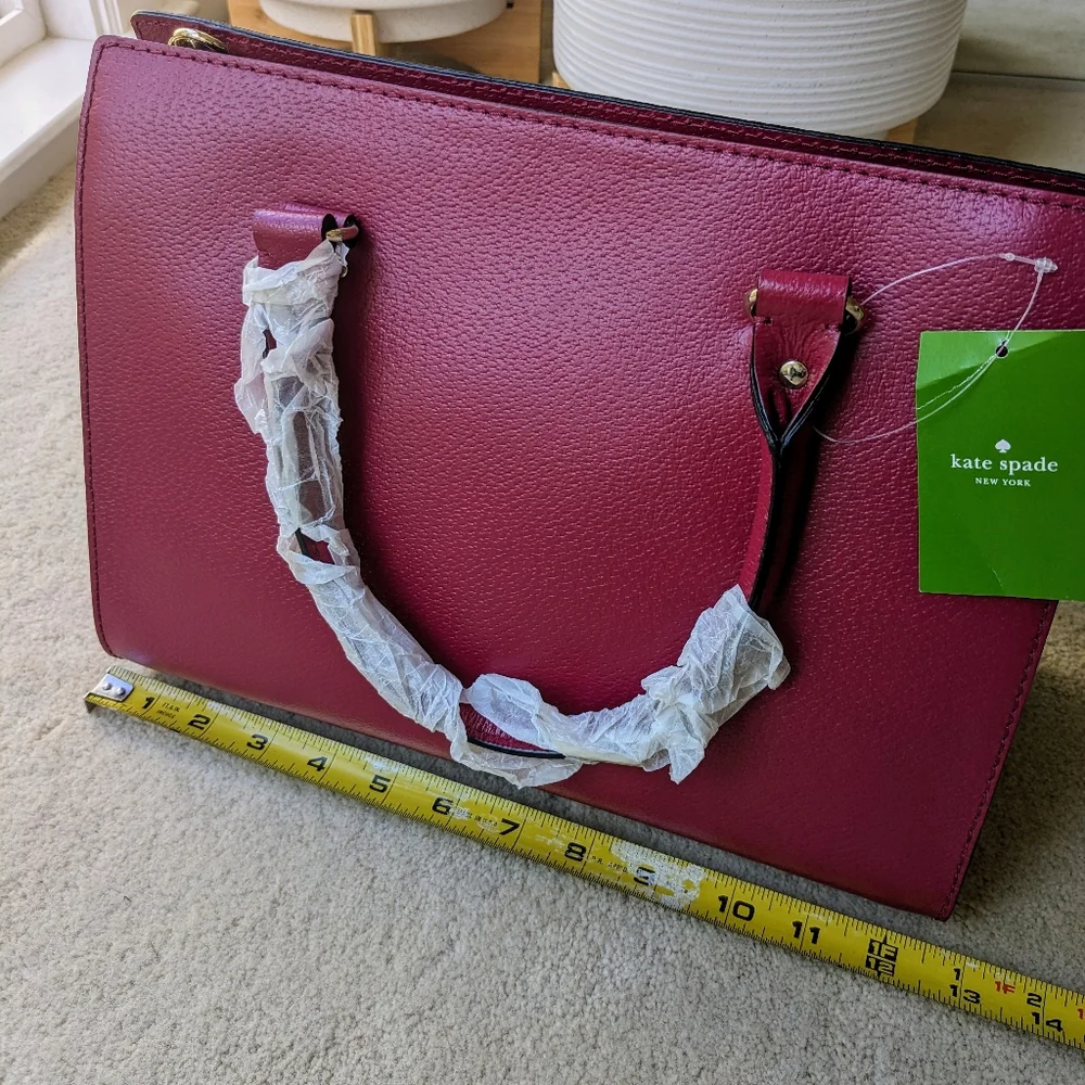 NWT Kate Spade Durham Wellesley Red Plum Bag